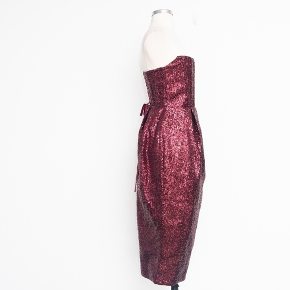 Bronx and Banco Maraya Sequin Strapless Midi Dress - Picture 6 of 15